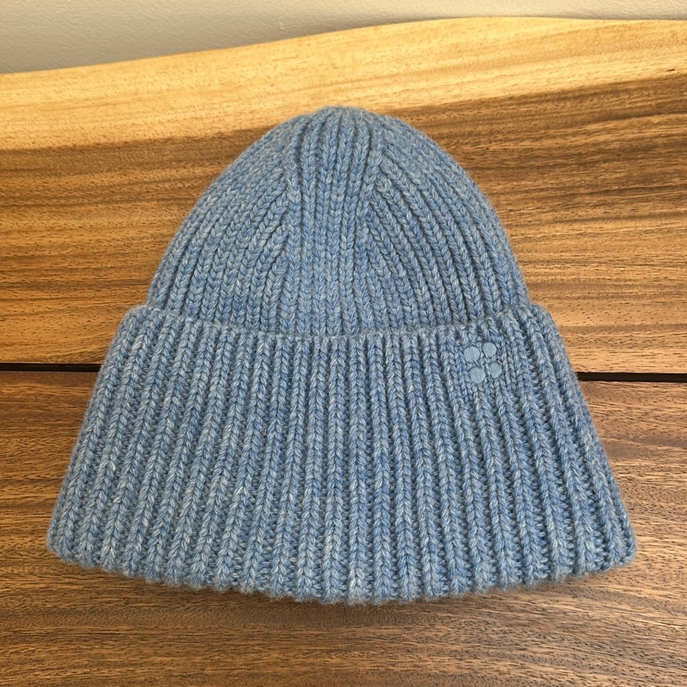 Sweaty Betty Soft Knit Ribbed Beanie - blue
